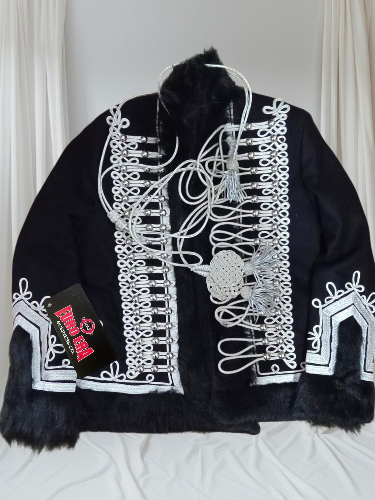 Napoleonic Hussars Pelisse Jacket: 18th Century Pelisse Officer Tunic with Cord