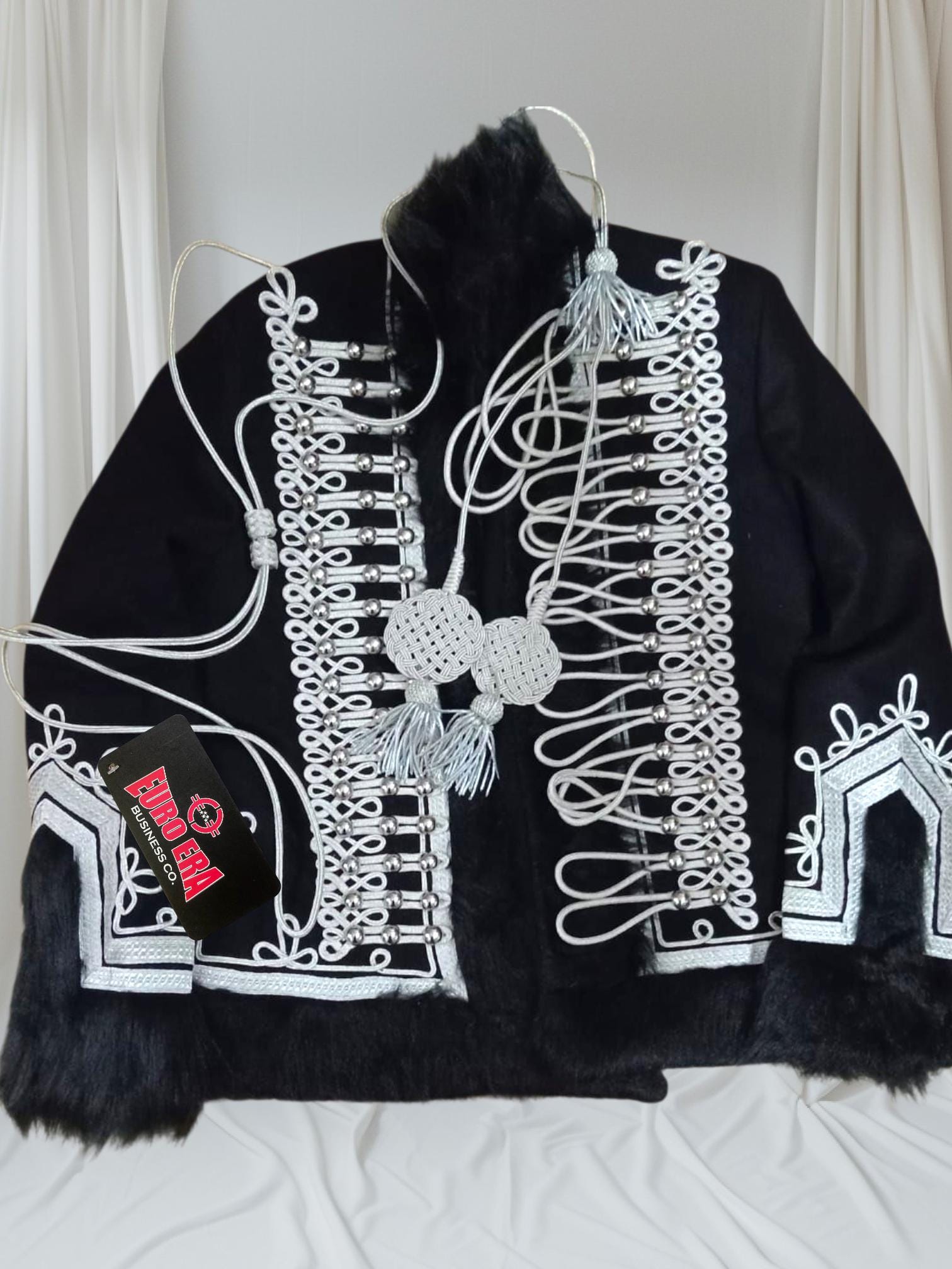 Napoleonic Hussars Pelisse Jacket: 18th Century Pelisse Officer Tunic with Cord